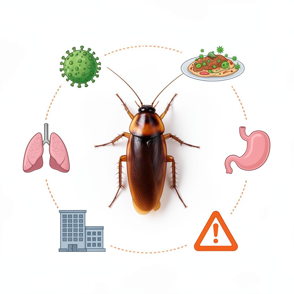Dangers des cafards pour la santé